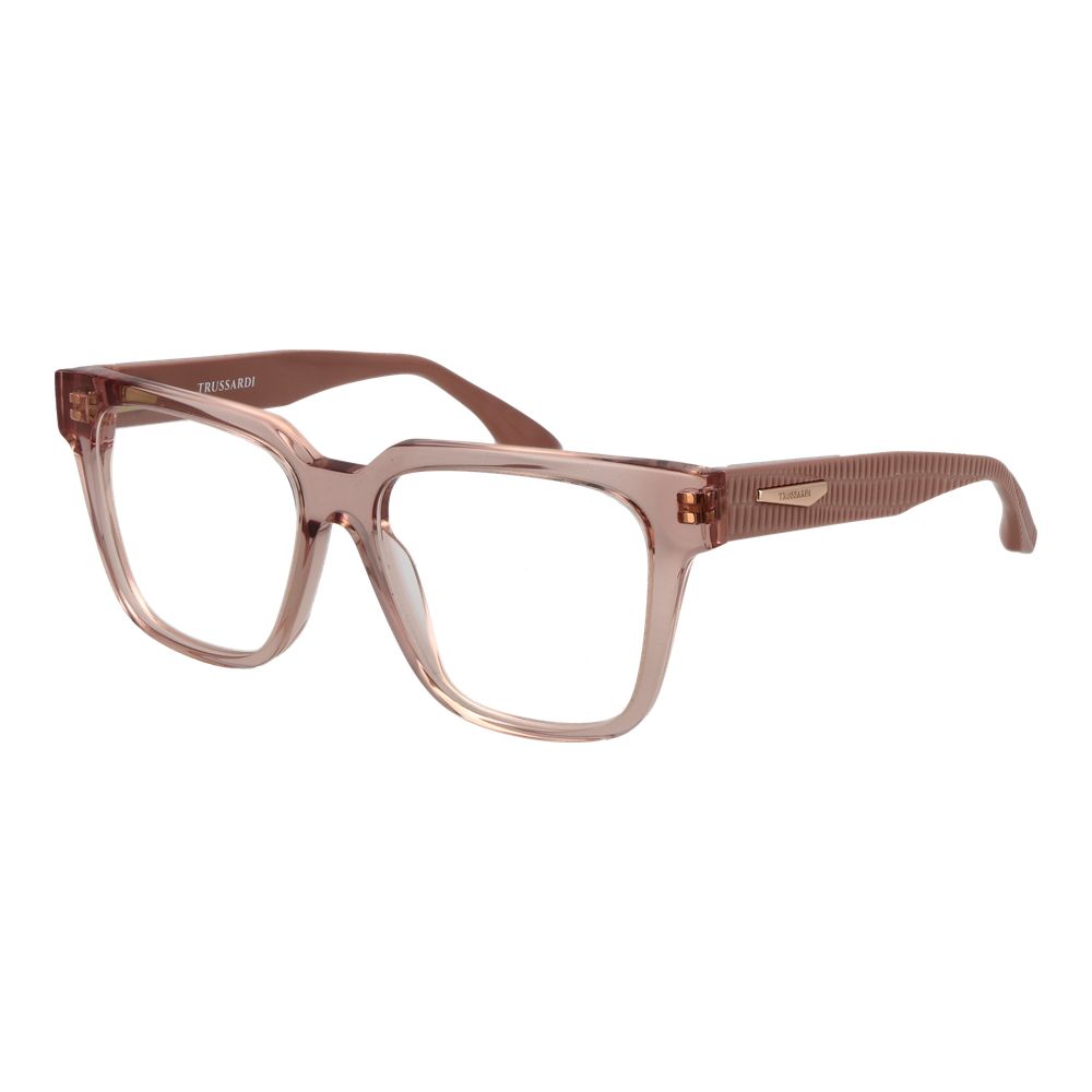 Trussardi lyserøde acetatbriller (stel)