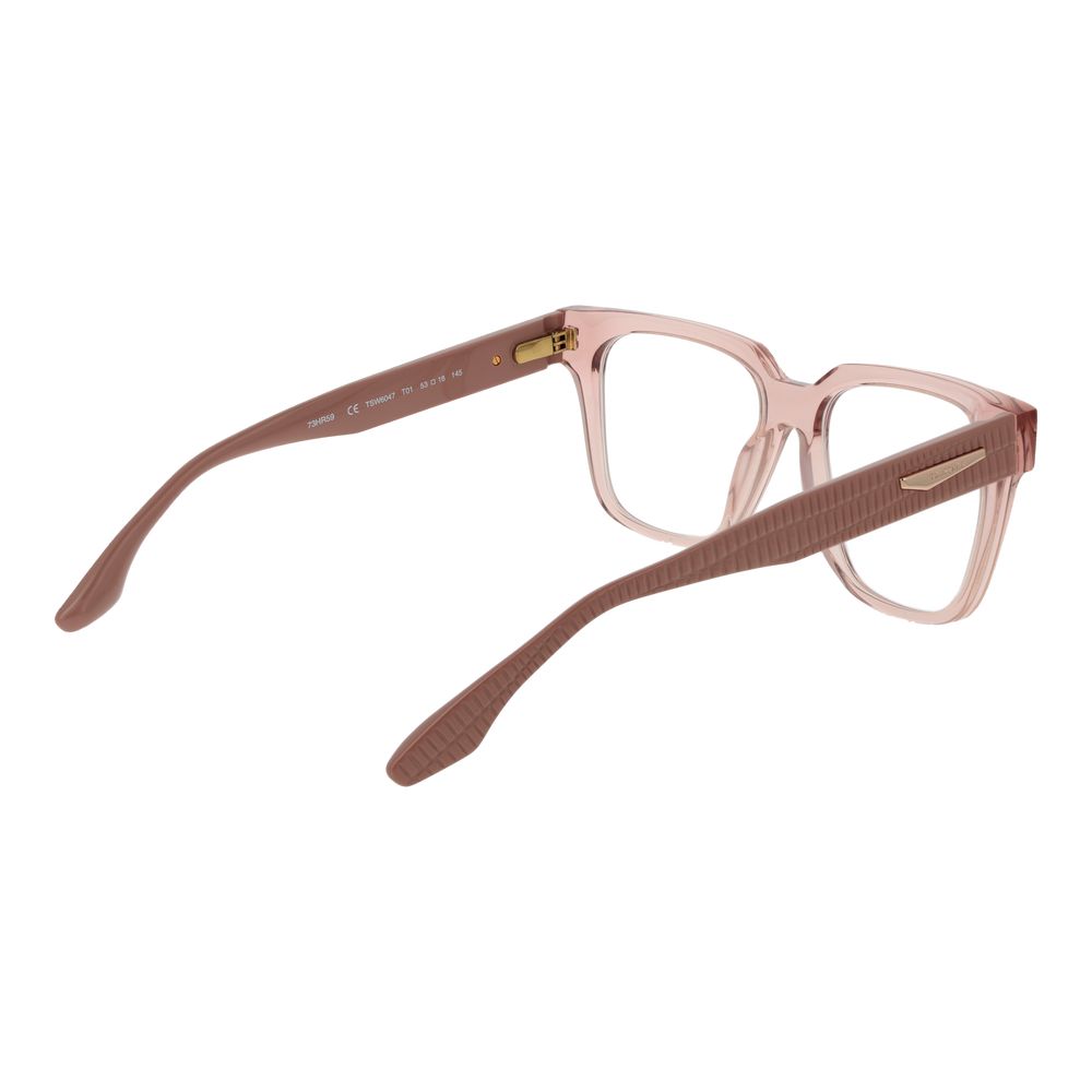 Trussardi lyserøde acetatbriller (stel)