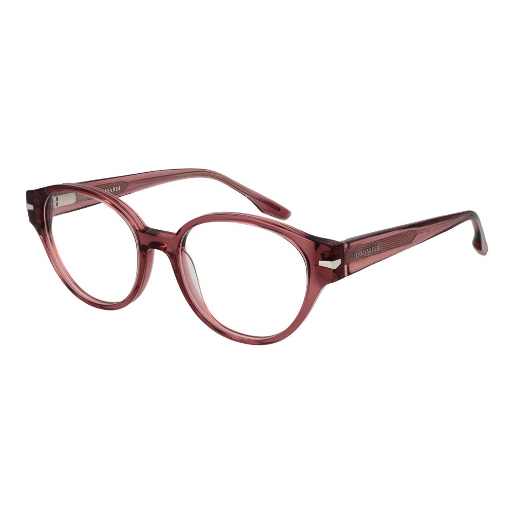 Trussardi lyserøde acetatbriller (stel)