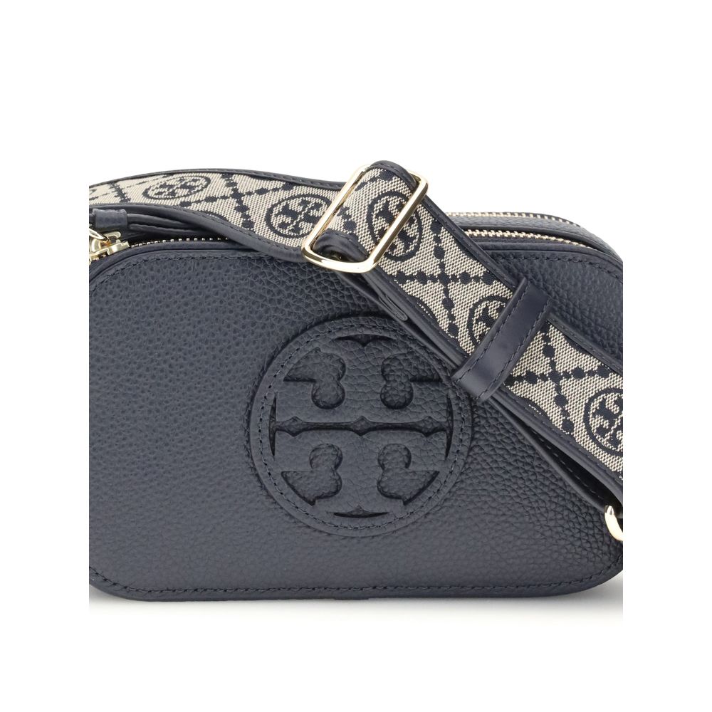 Tory Burch Blå Læder Skuldertaske