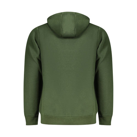Norway 1963 "Verde Cotton Men Sweatshirt with Hood and Central Pocket"