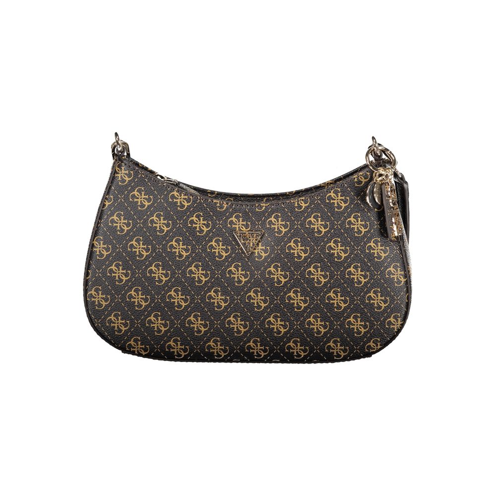Guess Jeans Brown Polyethylene håndtaske