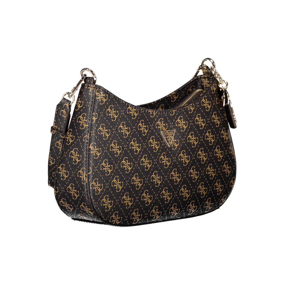 Guess Jeans Brown Polyethylene håndtaske