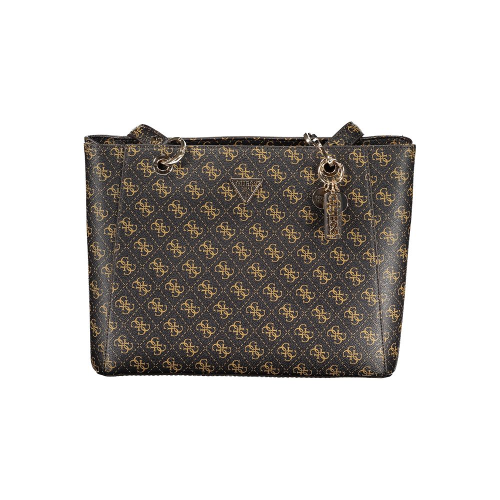 Guess Jeans Brown Polyethylene håndtaske