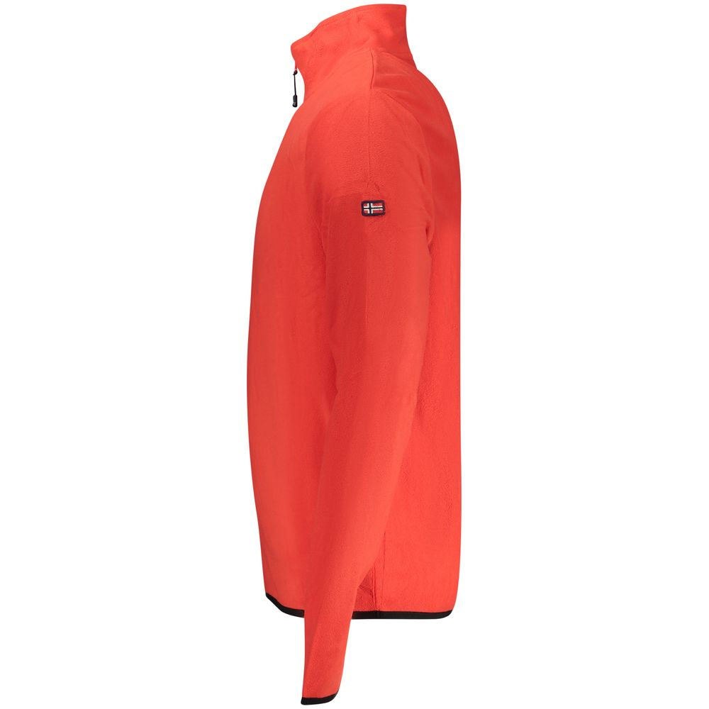 Norge 1963 rød polyester herretrøje