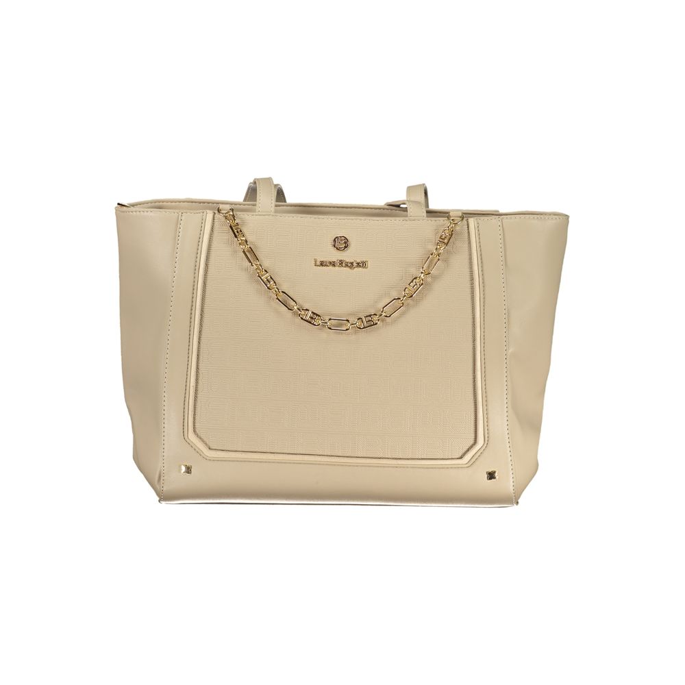 Laura Biagiotti Beige PVC Dame Håndtaske