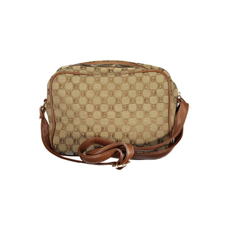 Laura Biagiotti beige polyester damehåndtaske