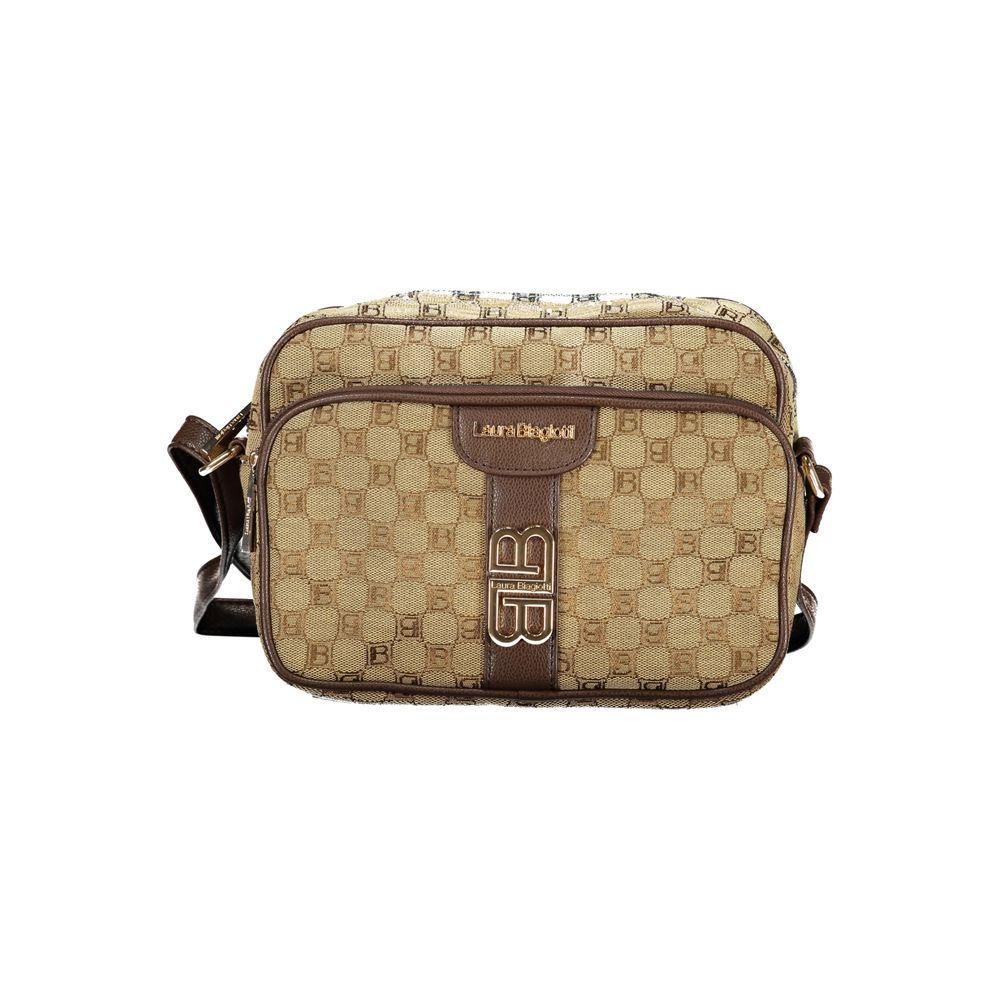 Laura Biagiotti beige polyester damehåndtaske