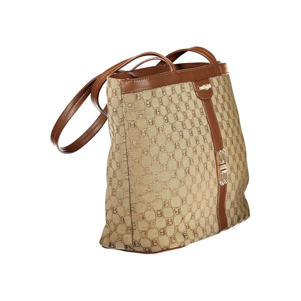 Laura Biagiotti beige polyester damehåndtaske
