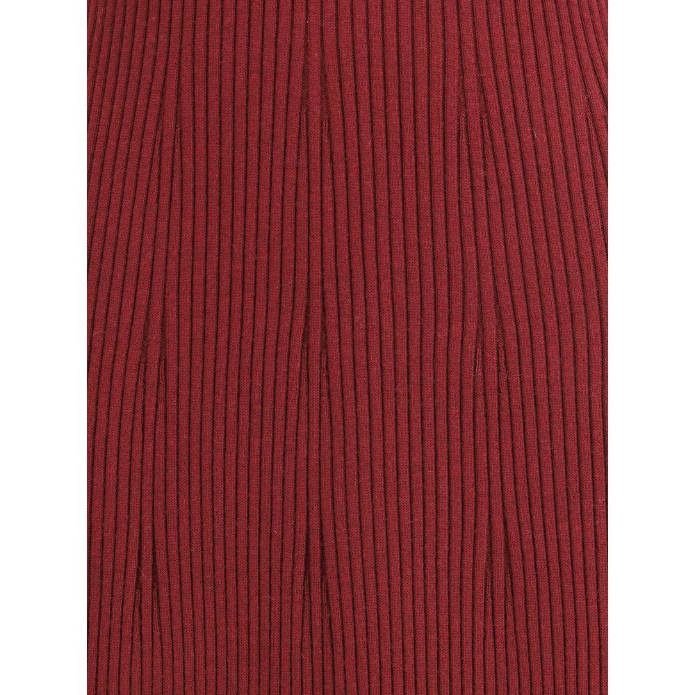 SA SU PHI Bordeaux Cashmere Casual Kjole