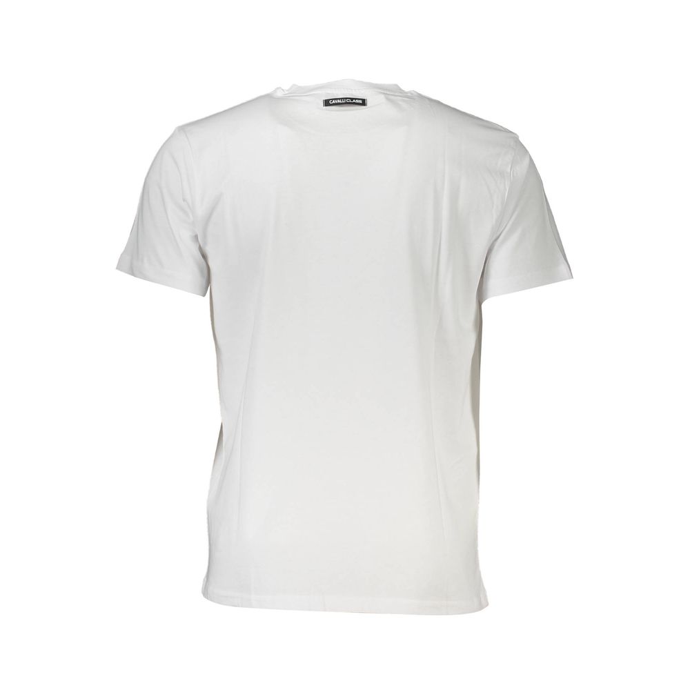 Cavalli klasse hvid bomuld T-shirt