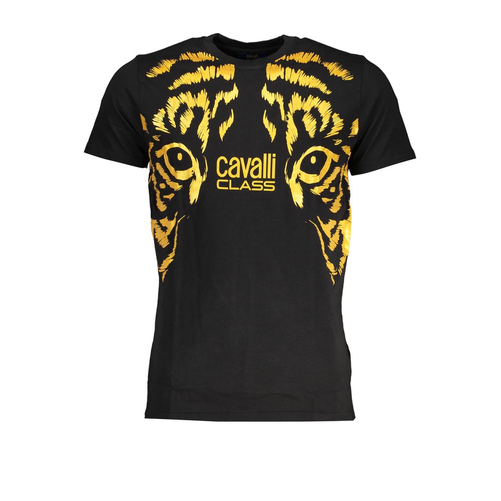 Cavalli klasse sort bomuld T-shirt