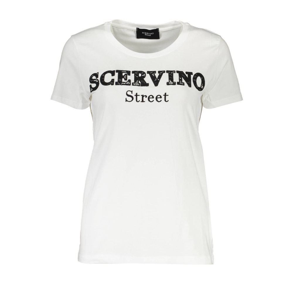 Scervino Street Hvid Bomulds T-shirt
