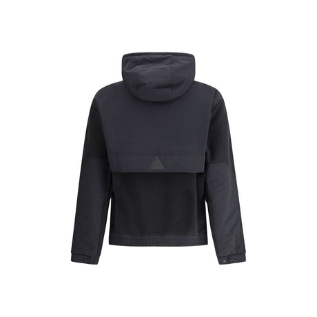 Moncler Grenoble Sort Polyester Shelljakke