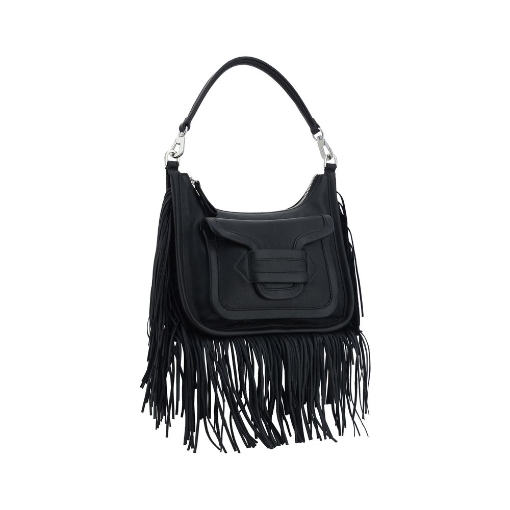 Pierre Hardy sort kalveskinds-BOS Taurus-skuldertaske