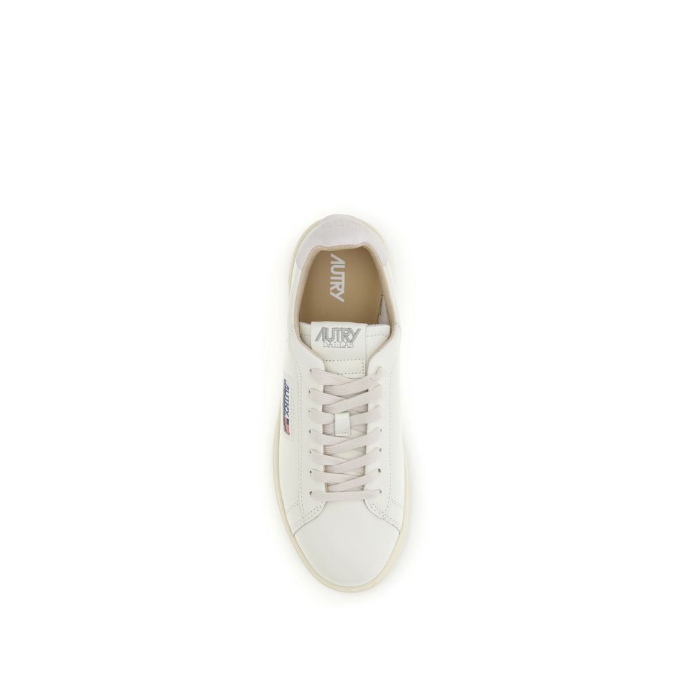 Autry hvide gummi low top sneakers