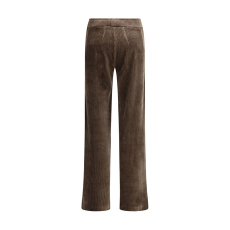 Avenue Montaigne Brune Bomulds Casual Bukser