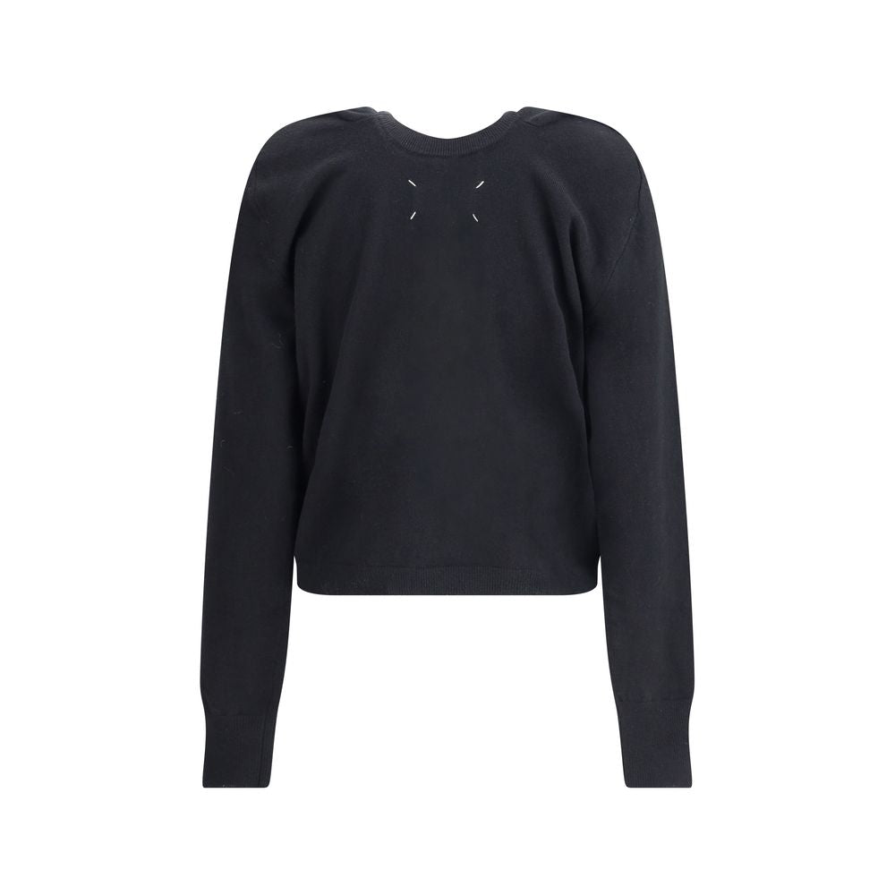 Margiela Sort Uld Sweatshirt