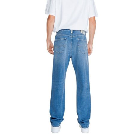 Replay Blå Bomuld Relaxed Fit Jeans