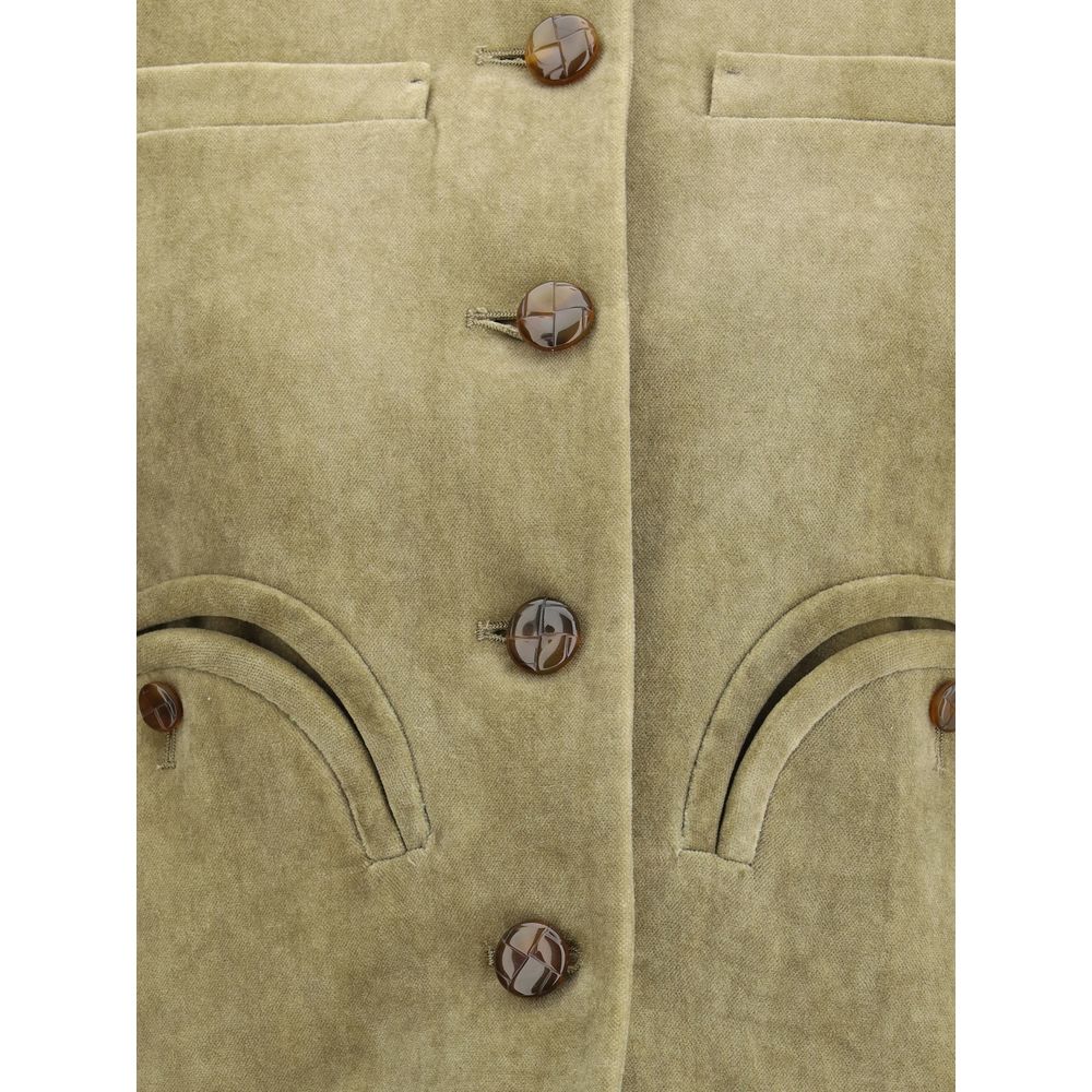 Blazé Milano Grøn Bomuldsfrakke