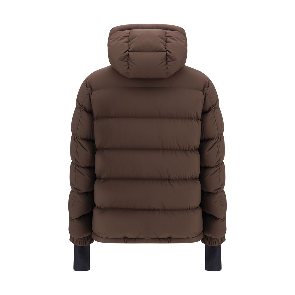 Moncler Grenoble Brun Polyamid Shell Jakke