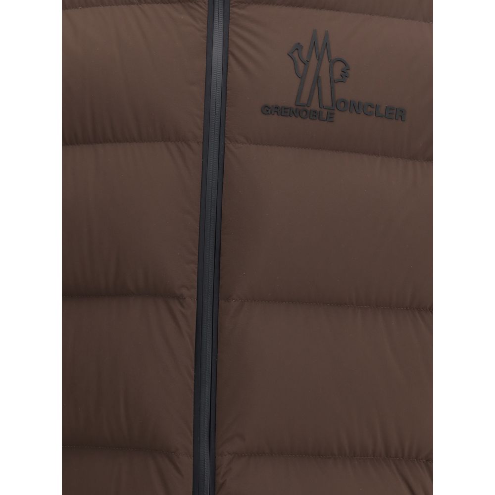 Moncler Grenoble Brun Polyamid Shell Jakke