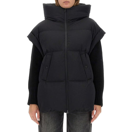 Herno Sorte Polyesterjakker Og Frakke