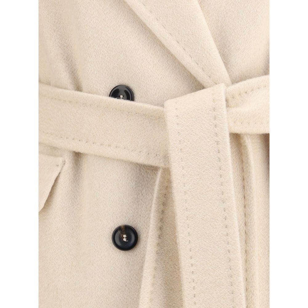 Max Mara Beige Cashmere Frakke