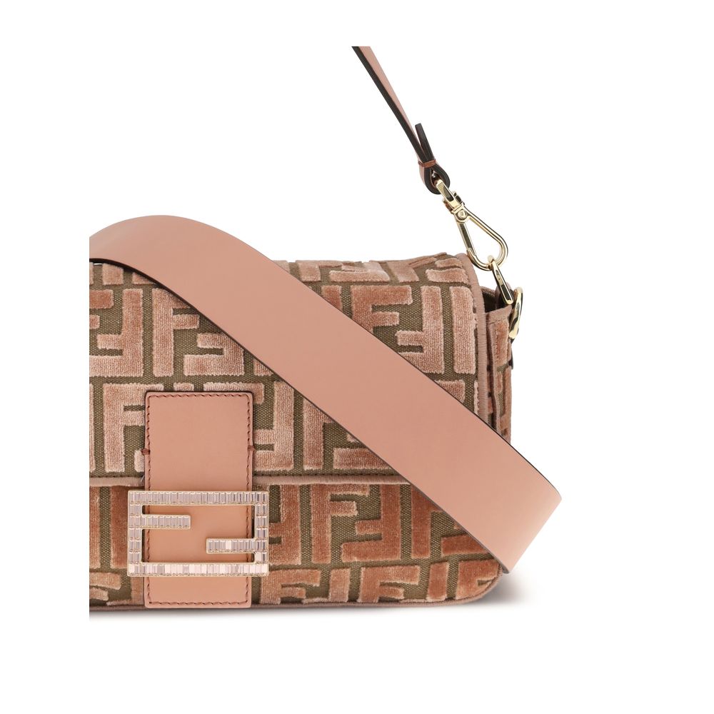 Fendi Flerfarvet Kalveskind Bos Taurus Skuldertaske