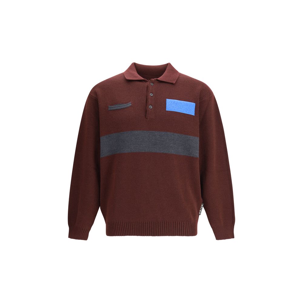 GR10K Bordeaux uldpoloshirt