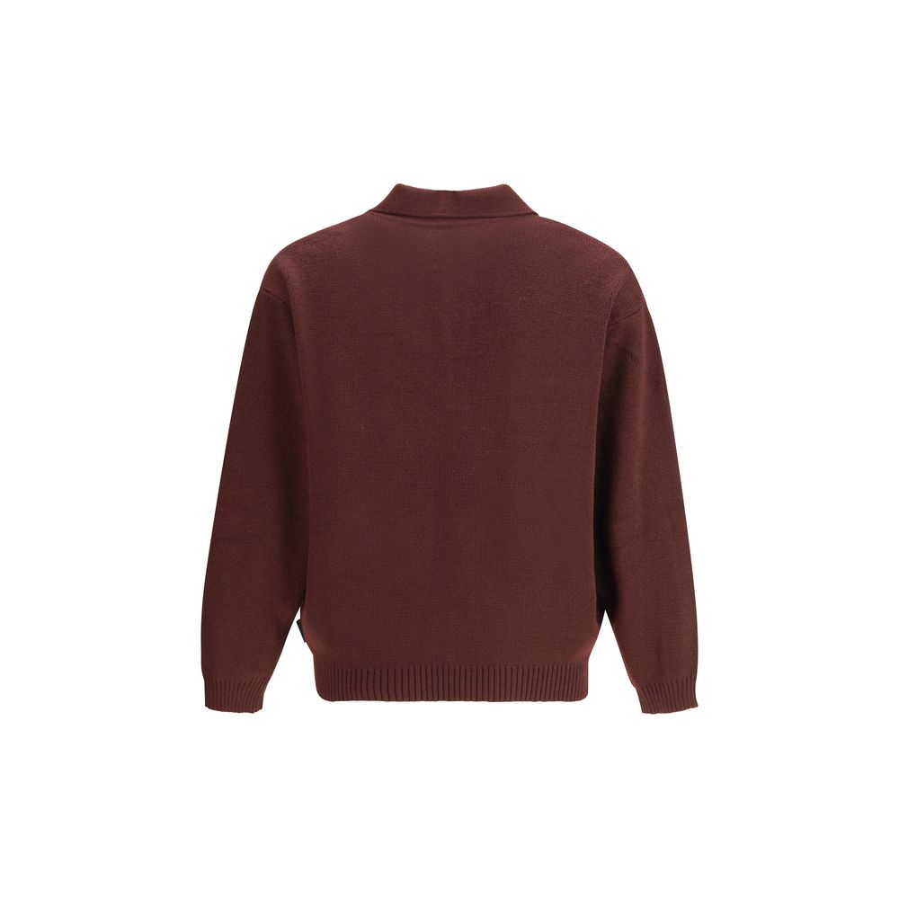 GR10K Bordeaux uldpoloshirt