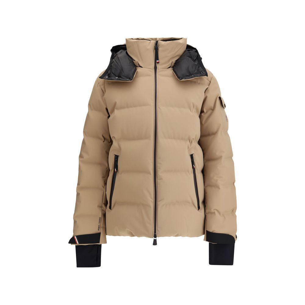 Moncler Grenoble Beige Polyamid Lang Jakke