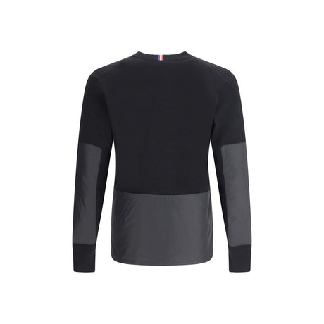 Moncler Grenoble Sort Polyamid Sweatshirt