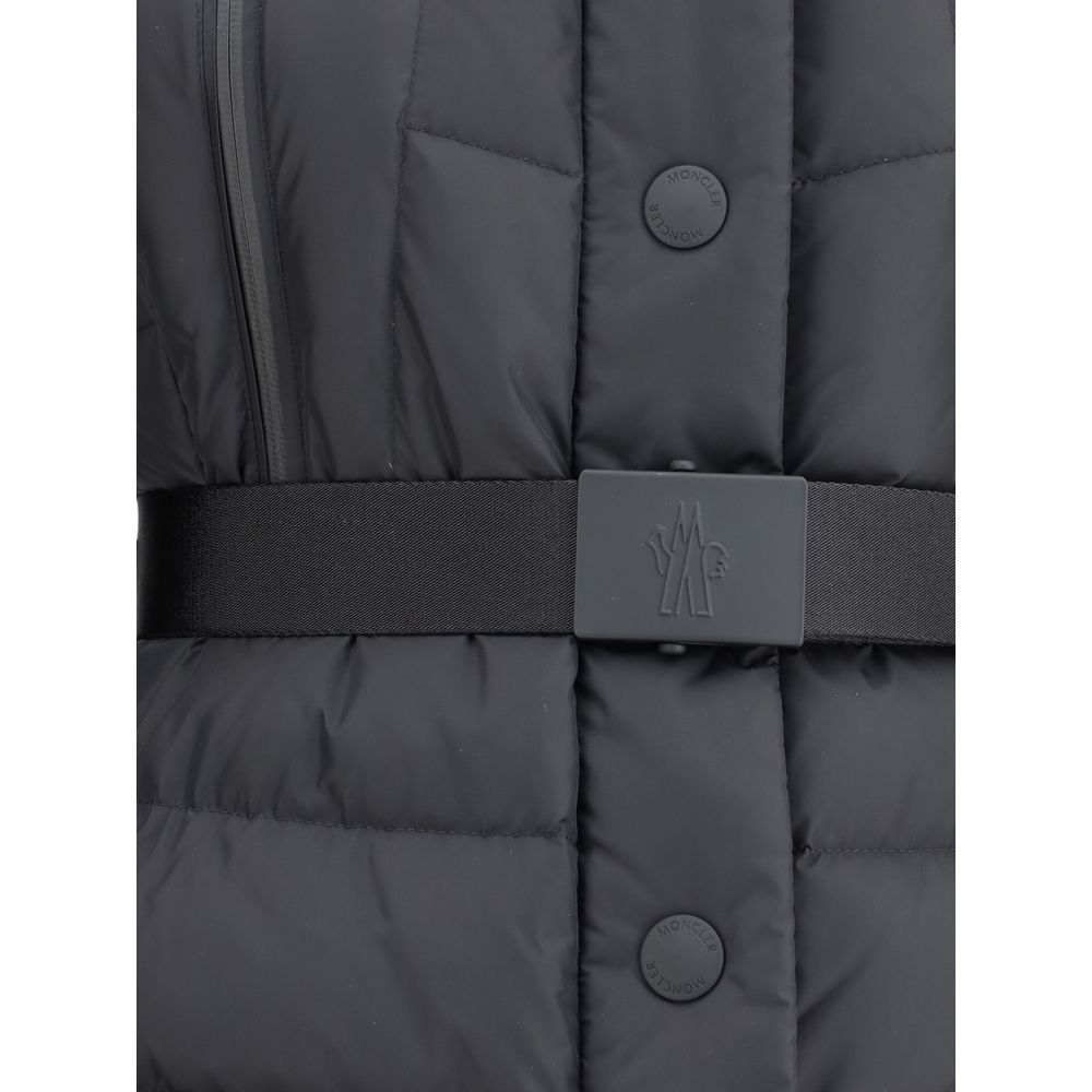 Moncler Grenoble Sort Polyamid Frakke
