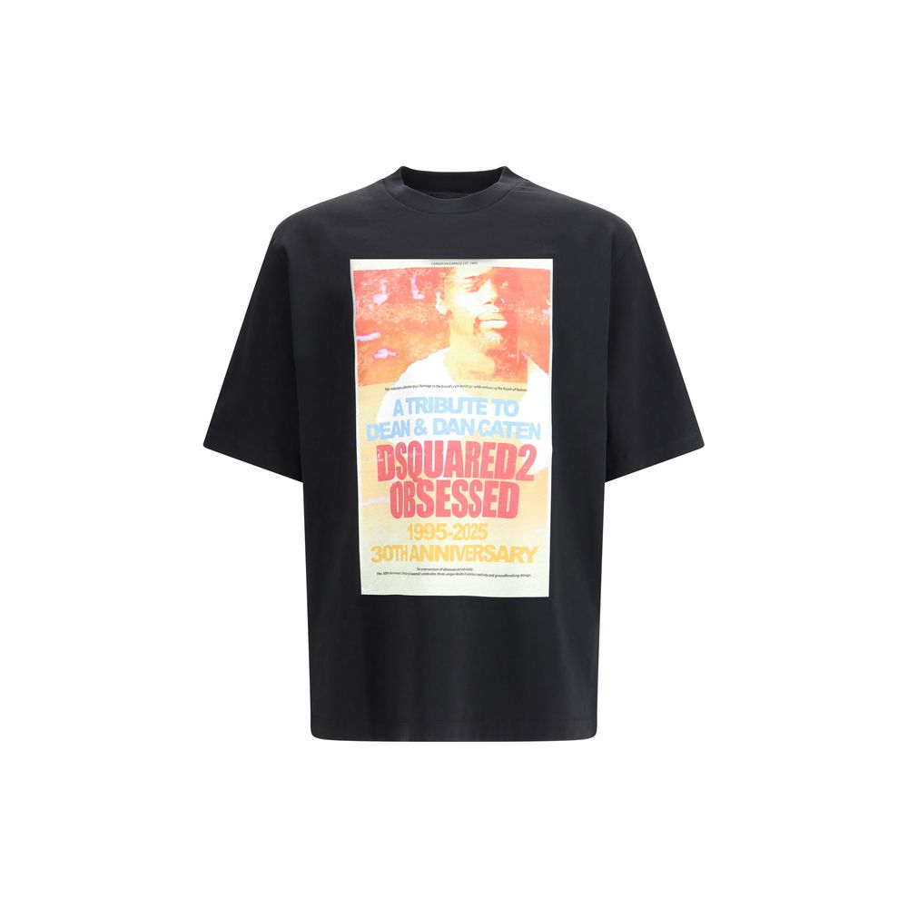Dsquared² Sort bomuld T-shirt
