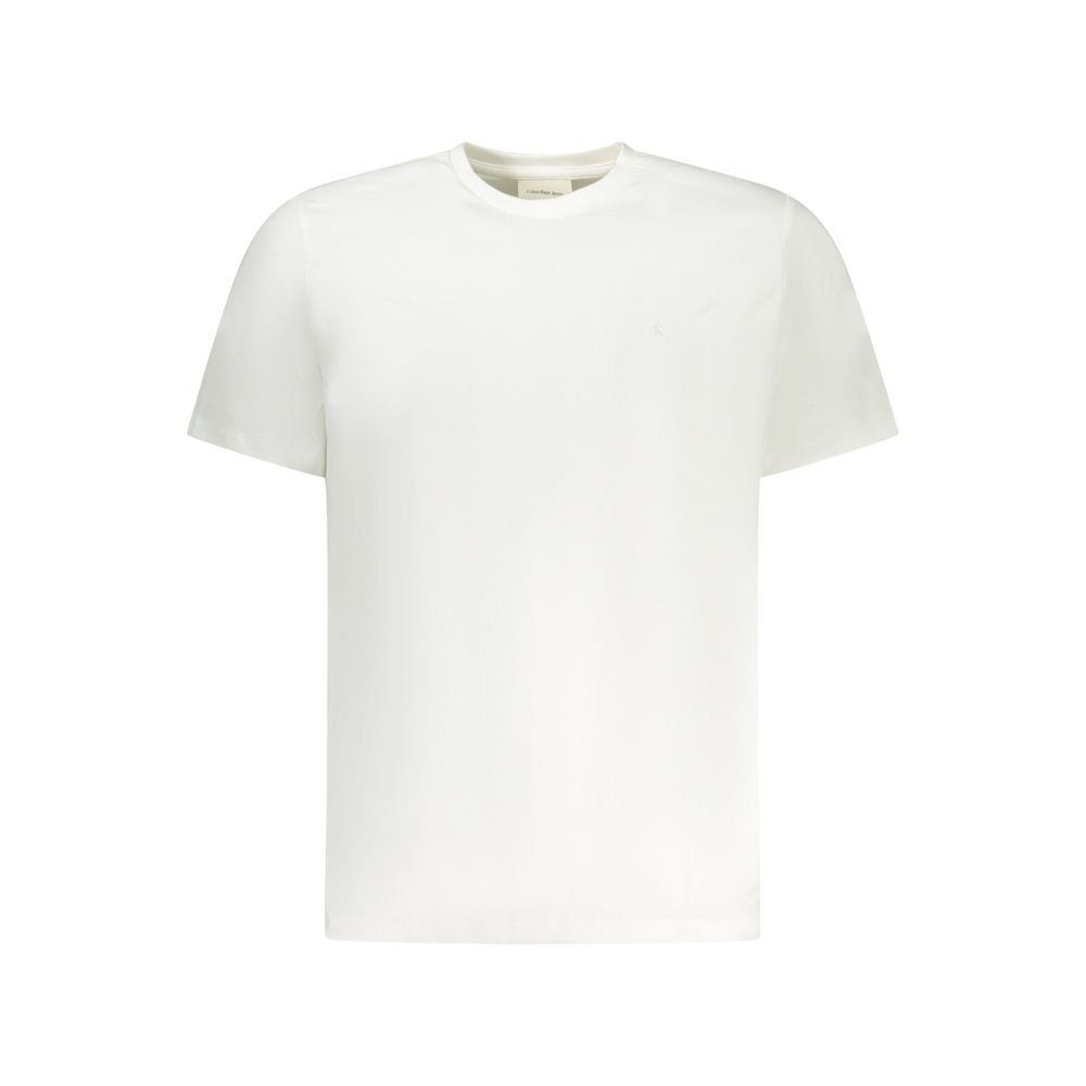 Calvin Klein T-shirt i hvid bomuld til mænd