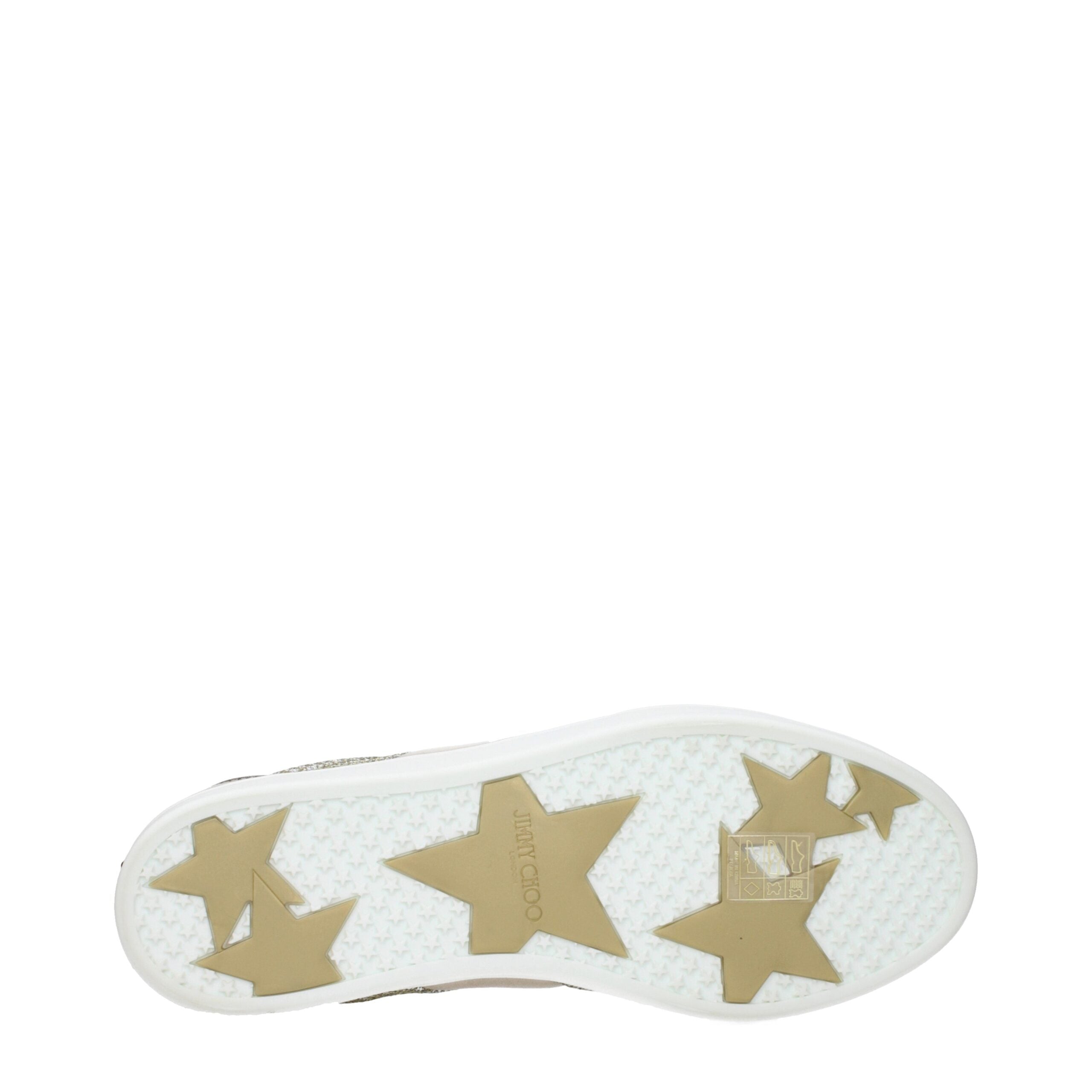 Jimmy Choo Guld Lædersneakers