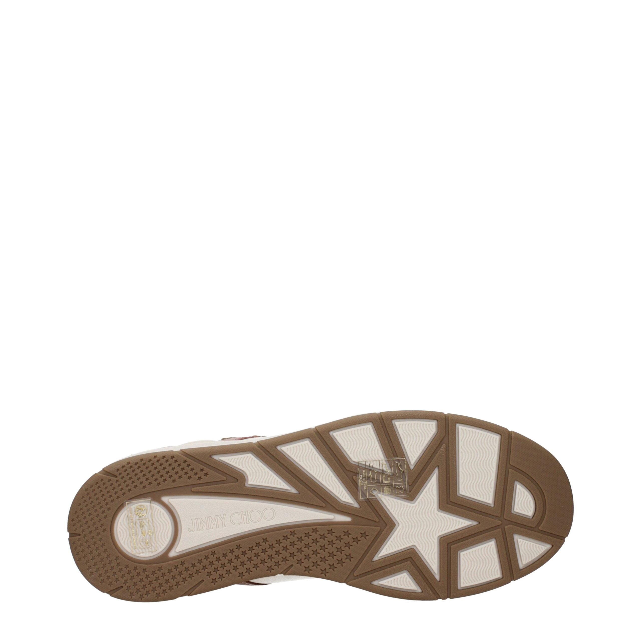 Jimmy Choo lyserøde lædersneakers med lav top