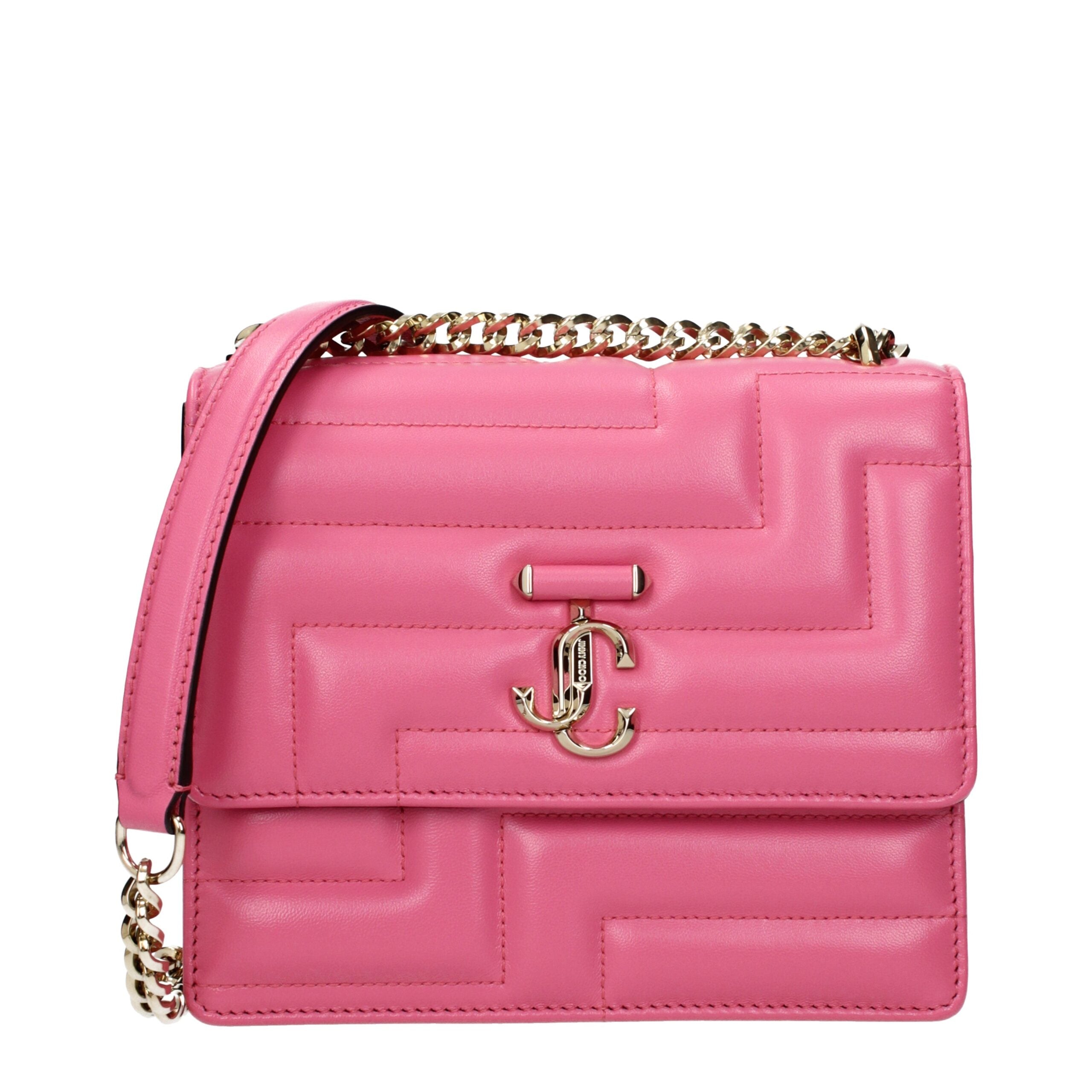 Jimmy Choo Pink Læder Skuldertaske