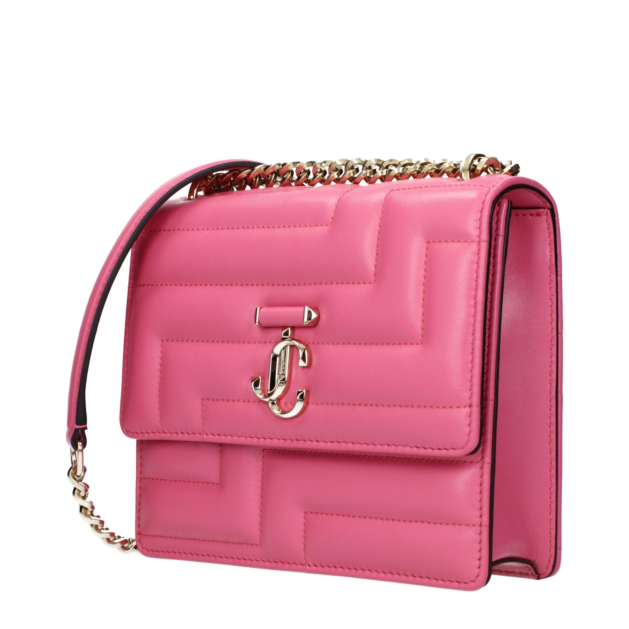 Jimmy Choo Pink Læder Skuldertaske