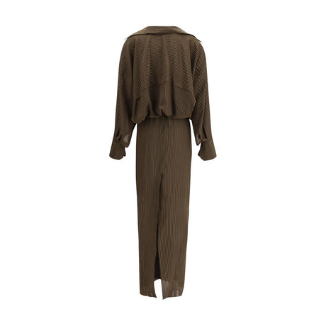 Petar Petrov flerfarvet silkekjole i afslappet stil