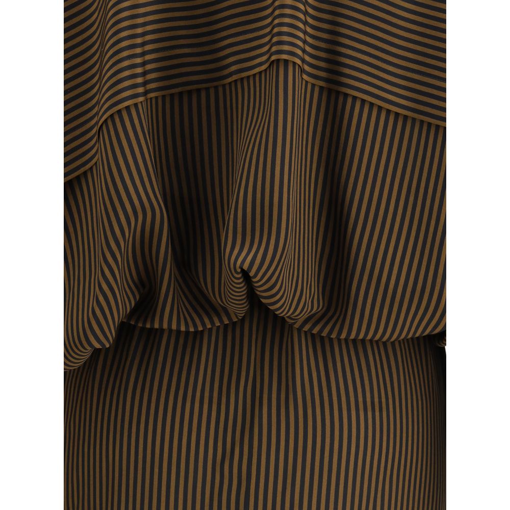 Petar Petrov flerfarvet silkekjole i afslappet stil