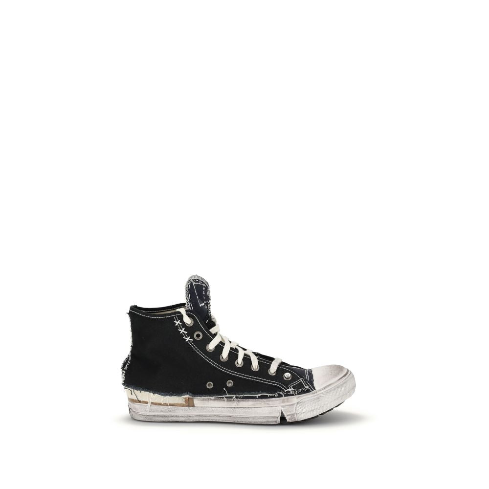 Margiela Sorte Gummi High Top Sneakers
