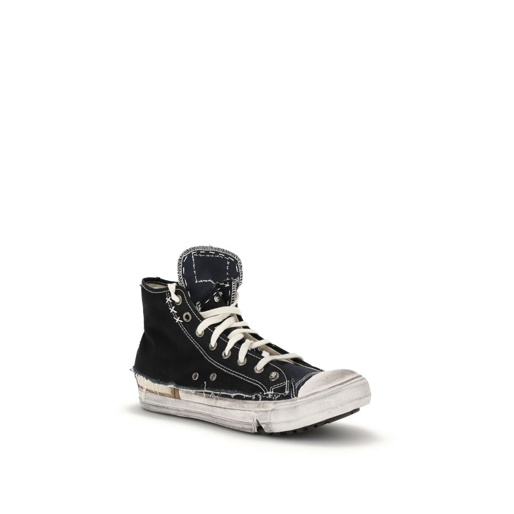 Margiela Sorte Gummi High Top Sneakers
