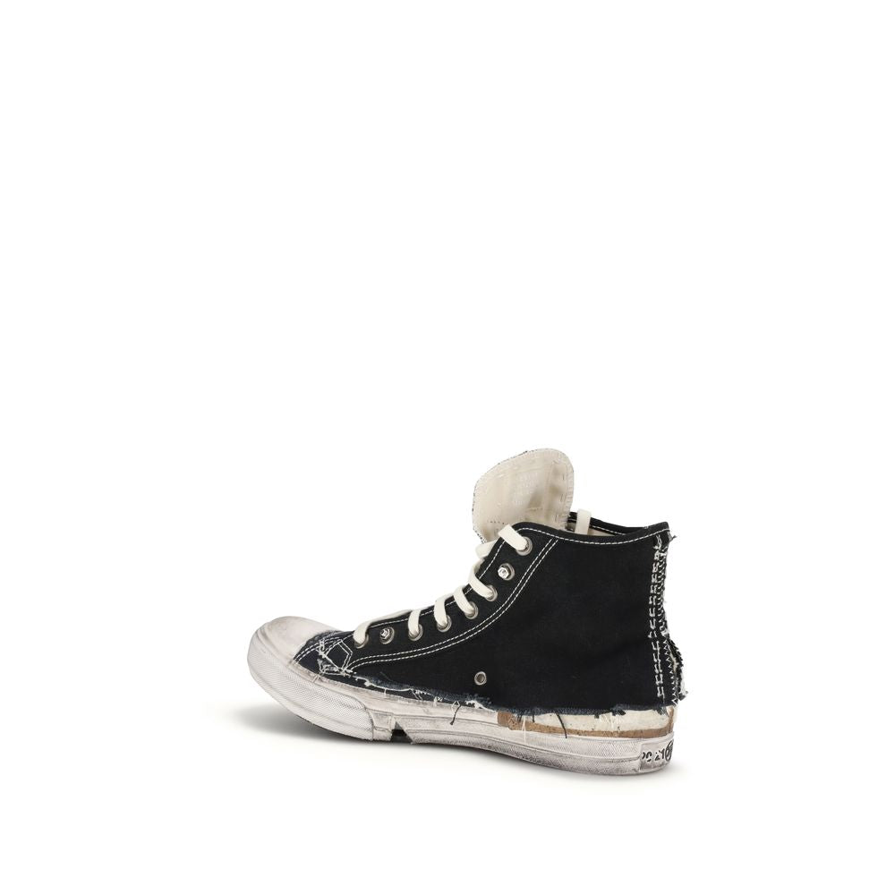 Margiela Sorte Gummi High Top Sneakers