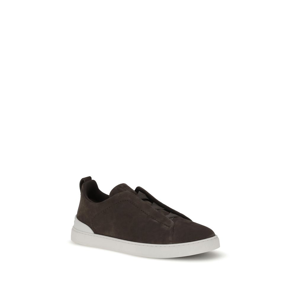ZEGNA Sneakers i ruskind