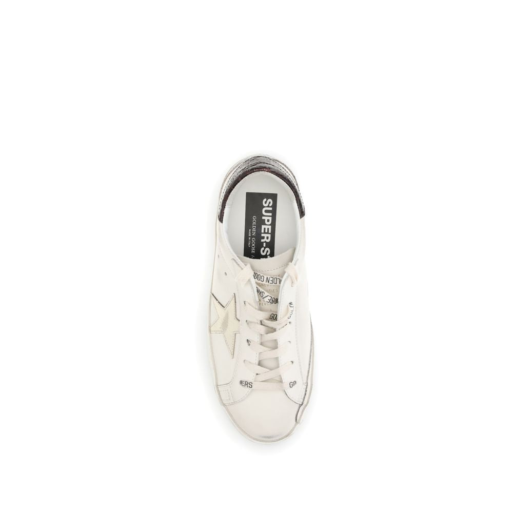 Golden Goose Hvide Kalveskinds Bos Taurus Lave Sneakers