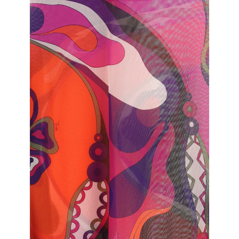 Emilio Pucci Flerfarvet Polyamid Mønster Skjorte