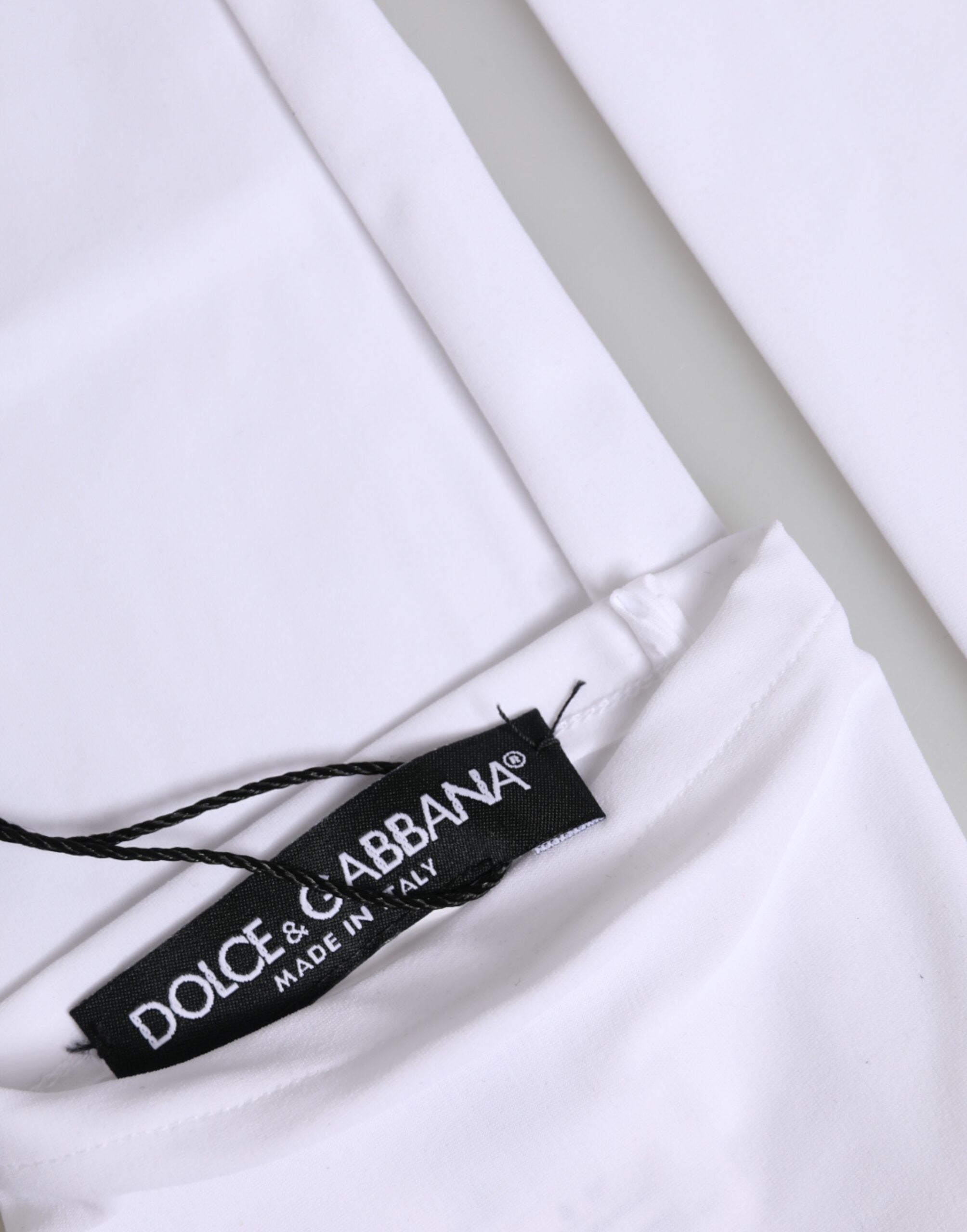 Dolce &amp; Gabbana Hvide Nylon Fingerløse Albuelange Damehandsker