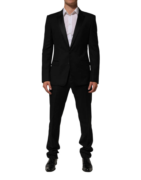Dolce & Gabbana Black 2 Buttons Jacket Formal 2 Piece Suit